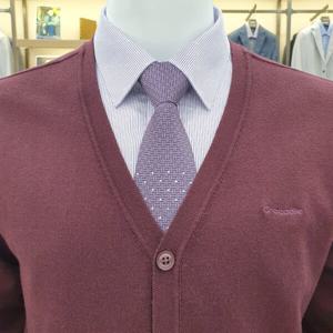 [크로커다일남성]가을겨울신상이중우수브이넥가디건CDAA9TP97947