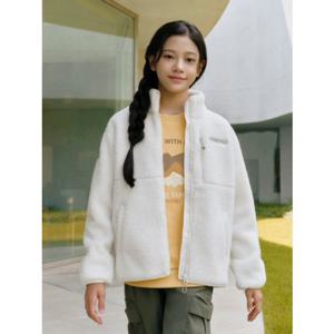 [디스커버리키즈US] (DKSS72056-CRS) 키즈 스탠넥 플리스 자켓