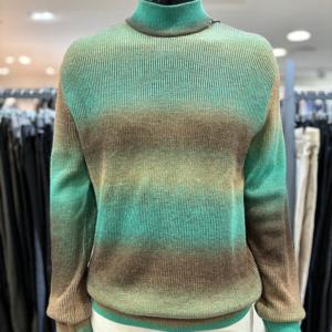 [레노마 옴므]F/W 민트 그라데이션 울혼방 반폴라 OHMKT67_BP