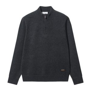 [프랑코페라로] 쏘피체 하프집업 니트 다크그린 (OM0FTSE40123)