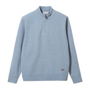 [프랑코페라로] 쏘피체 하프집업 니트 라이트블루 (OM0FTSE40141)