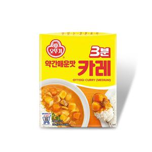 [오뚜기] 3분 카레 약간매운맛 200g x 24개