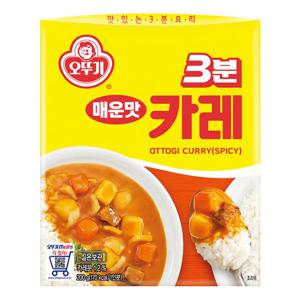 오뚜기 3분 카레 매운맛 200g X 6개