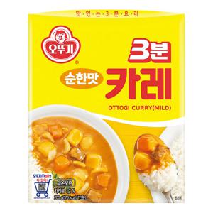 오뚜기 3분 카레 순한맛 200g X 6개