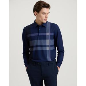 닥스 남성 24FW 인기상품 리오더워셔블 기모 빅체크 프린트 카라티셔츠 DMTS4C301N2