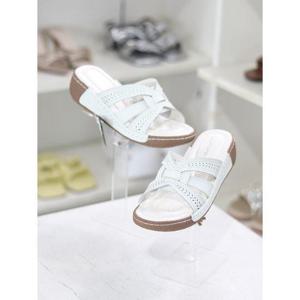 바이로쏘 세이브존03 소가죽 컴포트 청키 아웃솔 5cm 뮬 샌들 SAV(BY)24S11812AF2