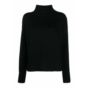 [DRUMOHR] 라프리마 여성 터틀넥 폴로 necks 롱 슬리브 오버사이즈 TurtleNeck 스웨터 L5MN504690 블랙 /8