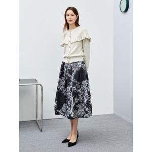[아이잗컬렉션(피)]플라워 모던 패턴 스커트(CR3A0SK721)