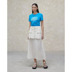 [에고이스트]프린팅 포인트 슬림 라운드 티셔츠 (EQ2CH362)