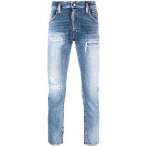 25 FW 디스퀘어드2 로고 패치 미드라이즈 스키니 진 S71LB1255S30664 TP432486982