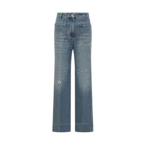 빅토리아 베컴 데님 팬츠 1124DJE005218D 8949 WORN BLUE WASH