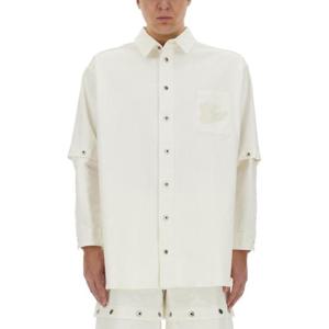 오프화이트 긴팔 셔츠 OMYD059 WHITE