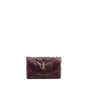 생로랑 여성 버건디 미니 플랩 크로스백 759337 AAFFA 6593