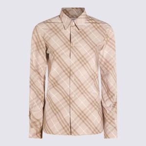 버버리   긴팔 셔츠 FW25 8115964C3950 6351670 STONE GREY IP CHECK
