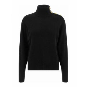 [BALMAIN] 라프리마 여성 가디건 캐시미어 울 스웨터 FF0KF100KI870PA 블랙 /8