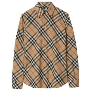 버버리   긴팔 셔츠 SS25 8106163B9368 5631473 Beige
