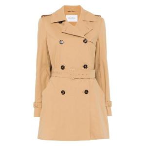 막스마라   여성 트렌치 코트 SS25 LANDA 712 010 5588927 BROWN