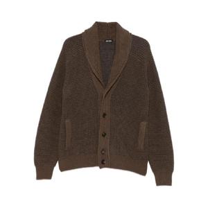 25 FW Zegna 숄 칼라 와플 니트 가디건 UGF51A2153201 TP443072008