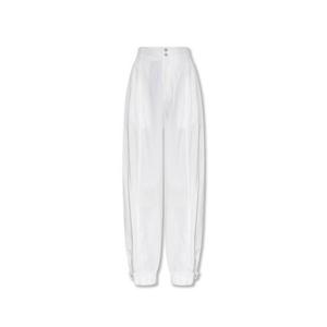 보테가베네타 스트레이트 팬츠 679434 VA5Y09068 WHITE