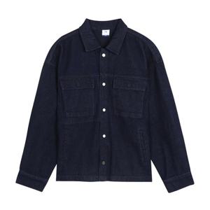 [지이크][F/W 시즌] 아웃포켓 데님 자켓형 셔츠 블루 (PFBAH5008)