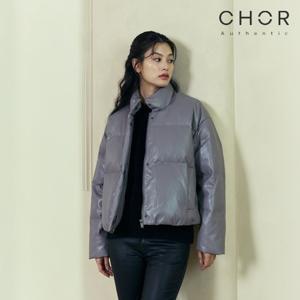 코어 어센틱 25FW FAUX 레더 덕 다운