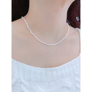 (3MM) 미니골드 14K 그레이스 담수 진주 목걸이 NETM4211