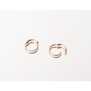미니골드 14K 베이직 실 링 귀걸이 8mm EONM4141