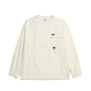 내셔널지오그래픽 N231MSW090 우븐 밴틸 매쉬 맨투맨 IVORY