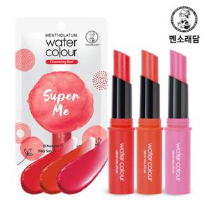[멘소래담] 워터컬러 립밤 차밍레드+스위트핑크+슈가코랄 3g