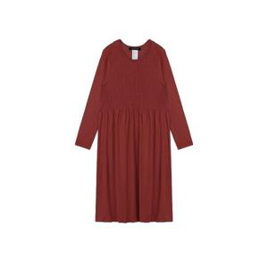 [세컨스킨]주니어 기본스마킹 롱슬리브 롱드레스(10-11세) FD5501