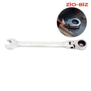 플렉시블 기어렌치 11mm/육각 소켓 깔깔이 스패너 라쳇 만능렌치