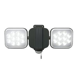 무사시 RITEX 프리 암식 LED 센서 라이트(12W×2등) [콘센트식] 방우형 LED-AC2024