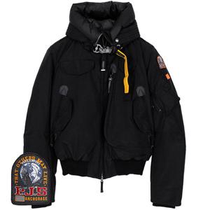 파라점퍼스 24FW 블랙 고비 봄버 후드 덕 패딩 PW JKM A31 0541