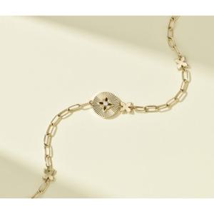 미니골드 14k [DIA-랩 2.1][매그놀리아]레이디얼 컷팅 링크팔찌 BLKM4088L