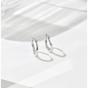 [실버] 미니골드 닛웨이브링 링귀걸이 ERIM1008