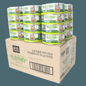 뉴트리플랜 야미스토리 면역유리너리 90g x 24캔