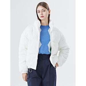 [BNX]코듀로이 하이넥 스트링 패딩 점퍼 (BV4JP005L0)