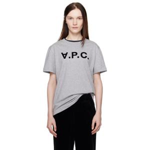 25 FW 아페쎄 여성 그레이 스탠다드 그랜드 VPC 티셔츠 251252F110005