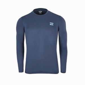 빌라봉 남성 후면 그래픽 루즈 핏 긴팔 래쉬가드 AE21RS205DGR