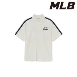 MLB (3APQV0153-50IVS) 바시티 스포티브 오버핏 카라 티셔츠