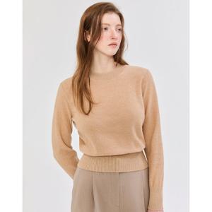 질스튜어트 뉴욕 여성 24FW 시즌오프베이지 펄 라운드넥 울혼방 니트 JSSW4D900I2