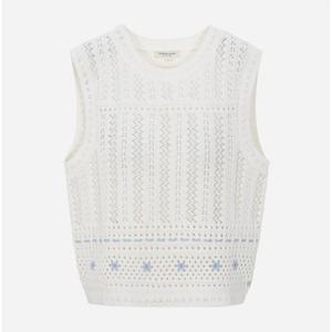 [써스데이아일랜드]손자수 니트 베스트(T252MVT137W)