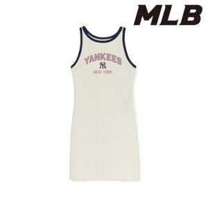 MLB (3FOPV0253-50CRS) 여성 바시티 빈티지 슬림핏 나시 원피스