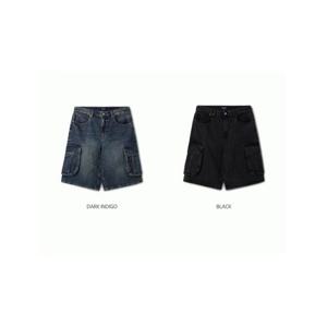 [후아유] 공용 버뮤다 카고 데님 반바지 / Bermuda Cargo Denim Shorts(U) WHTJF2545U