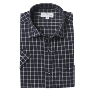 [카운테스마라(셔츠)]윈도체크 시어서커 일반핏 반소매CDCY2C2409N0