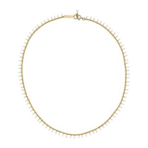 이자벨마랑 골드 체인 스몰 화이트 펄 목걸이 CO0001FA A3B01B2