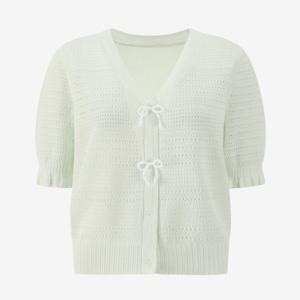 [듀엘] 리본 비즈 가디건 D252KSL045