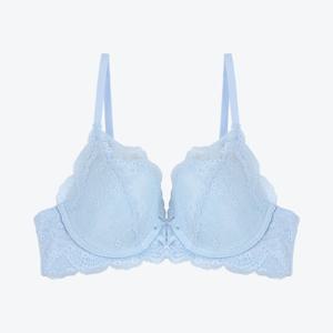 [섹시쿠키]러블리 컴포트 스카이블루 노와이어 브라 SCWBZ425