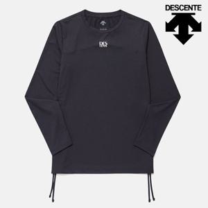 [데상트] 여성 셔링 긴팔 티셔츠 SP322UTL79BLK0 긴팔티