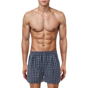 [바바라(언더웨어)]남성 체크포인트 면소재 트렁크 AMT4412TBL